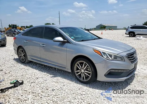 2015 Hyundai Sonata Sport z USA, uszkodzony, nr VIN 5NPE34AB7FH094975